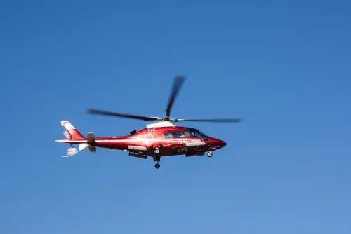 In quali casi un paziente deve essere trasportato con un'eliambulanza?